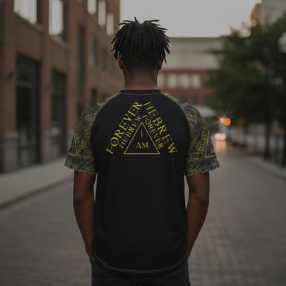 I AM HEBREW 03-01 Men's Designer Raglan T-shirt
