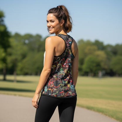 Outspoken Designs 01-01 "Lighten Up" UPF50+ Racerback Tank Top