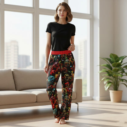 Outspoken Designs 01-01 "Lighten Up" Women's Open Bottom Lounge Joggers