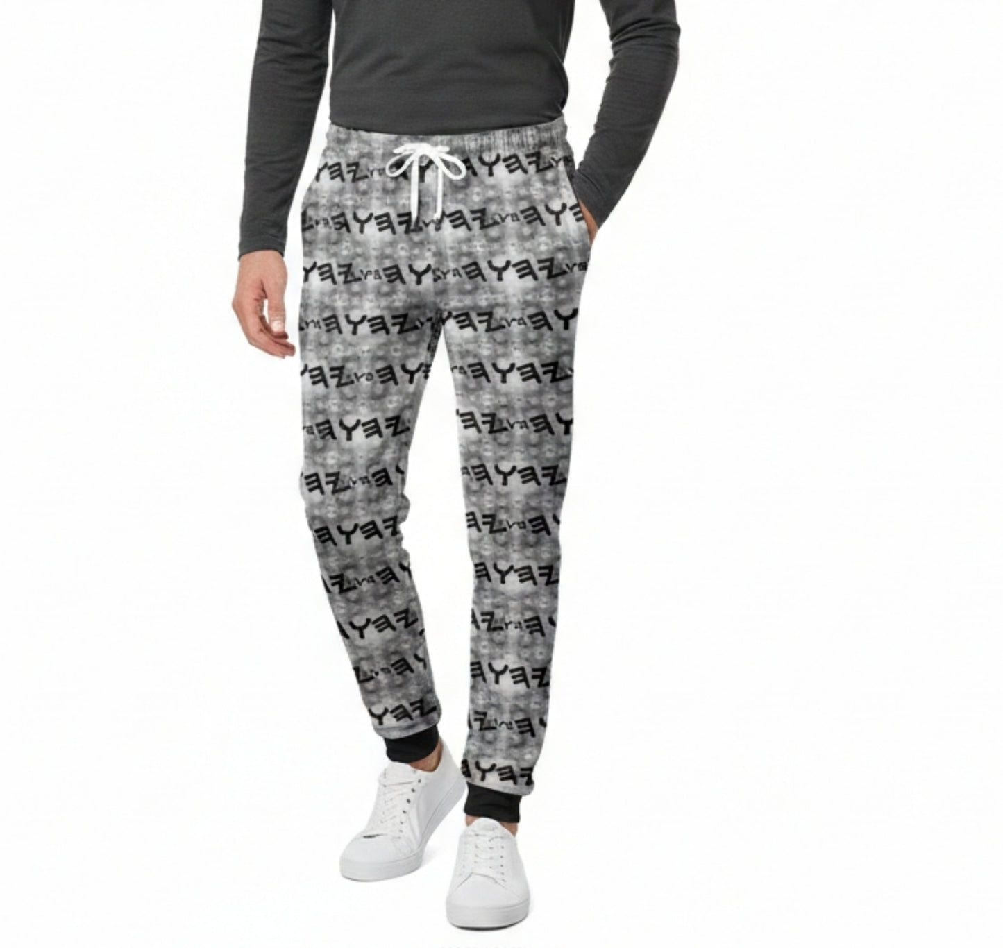 Most High God - Yahuah 01-01 Black Men's Designer Joggers