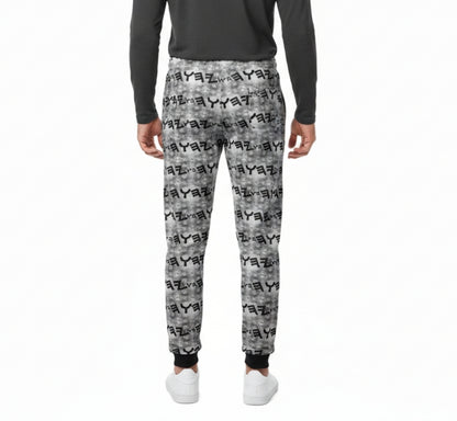 Most High God - Yahuah 01-01 Black Men's Designer Joggers