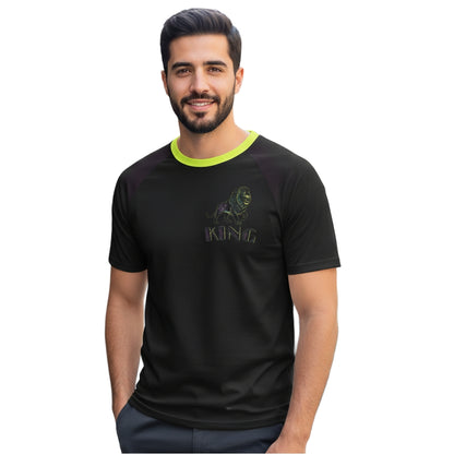 KING 01-01 Men's Designer Raglan T-shirt