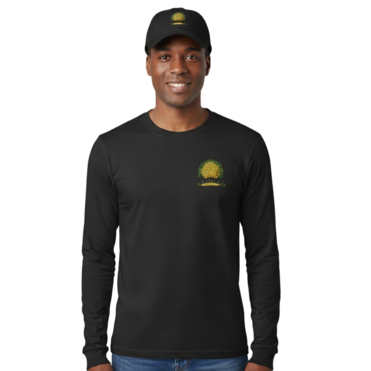 Yahuah-Tree of Life 03-02 Designer Comfort Colors Unisex Garment-dyed Long Sleeve T-shirt (3 colors)