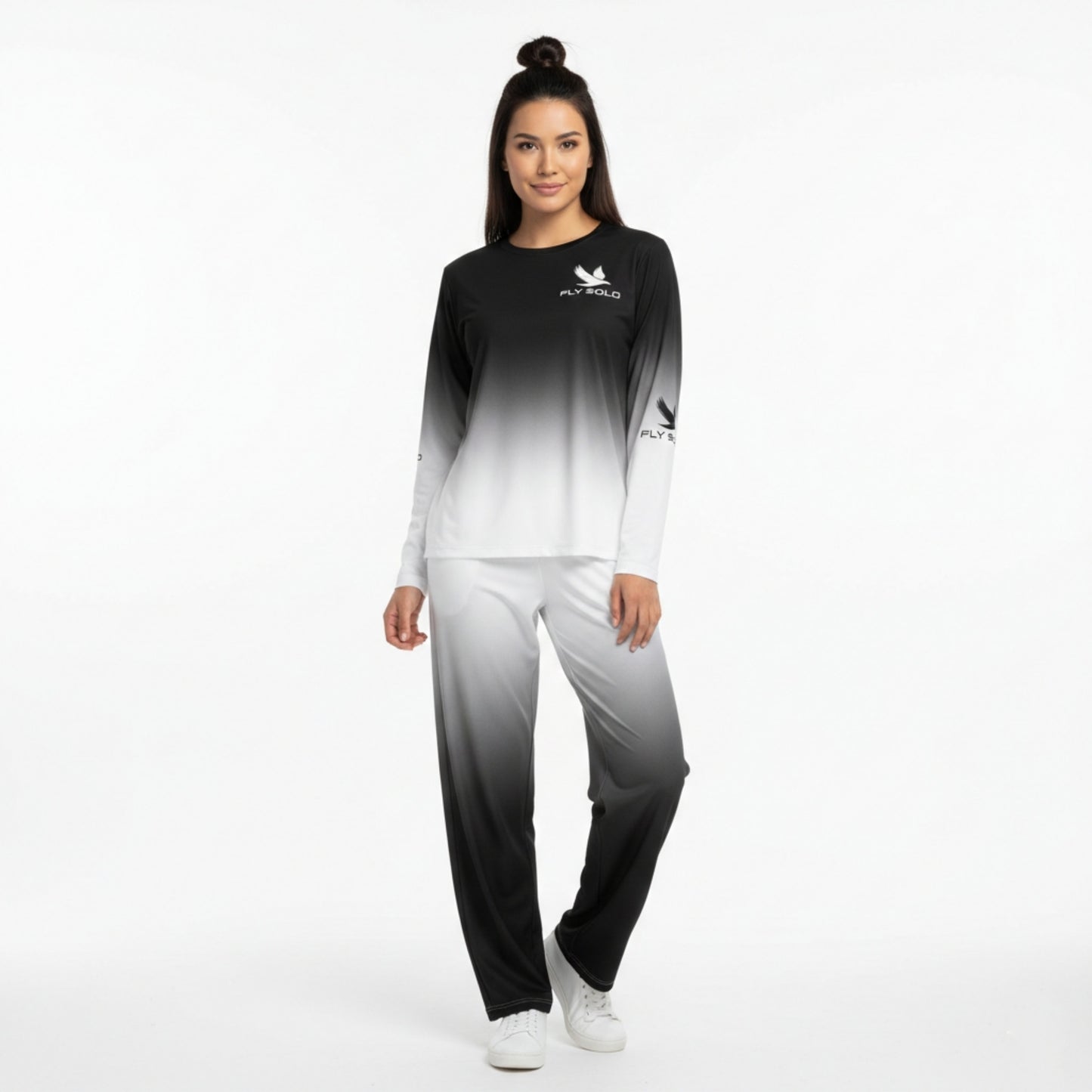 Outspoken Designs 03-03 "Fly Solo" Long Sleeve Tee Wide Leg Pants