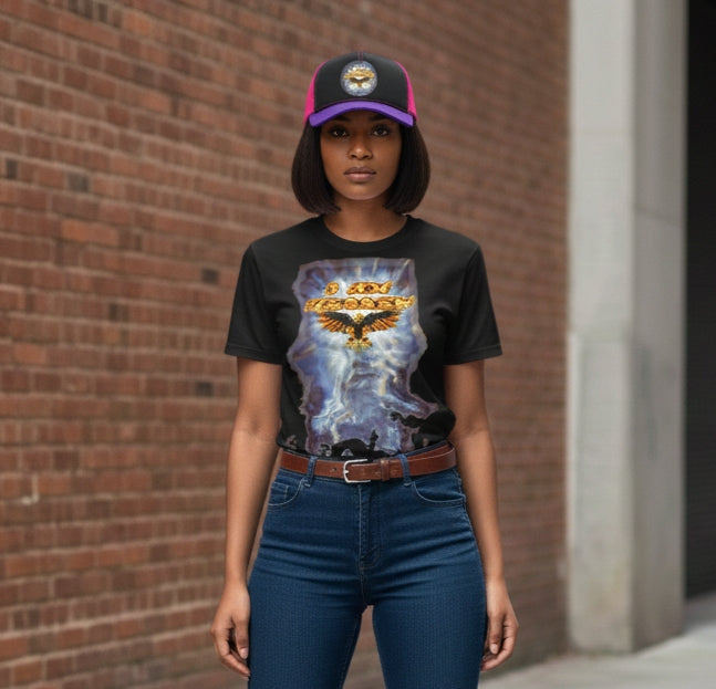 I AM HEBREW 04: "Divinely Covered" Men's Cotton Tee