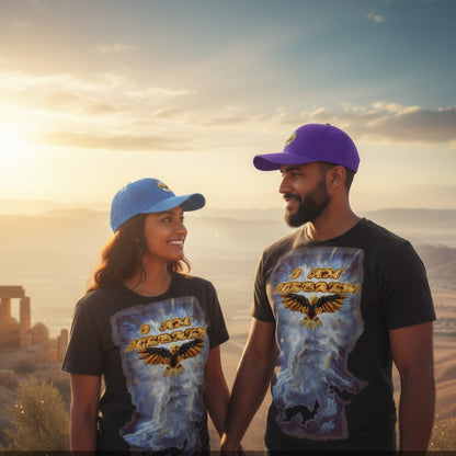 I AM HEBREW 04: "Divinely Covered" Port & Co. Twill Cap (4 colors)