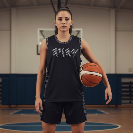 Yahuah Logo 01-02 Ladies Designer Basketball Jersey