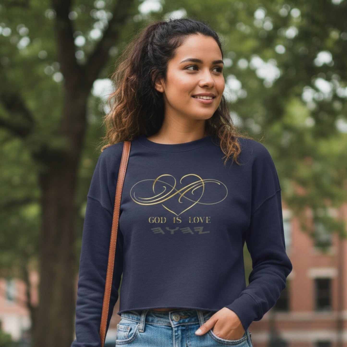 Truth Illustrated 04-02 Designer Bella + Canvas Cropped Fleece Sweatshirt (2 colors)