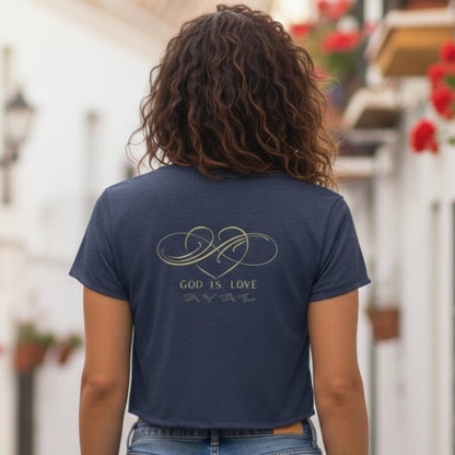 Truth Illustrated 04-02 Designer Bella + Canvas Cropped Flowy T-shirt (3 colors)