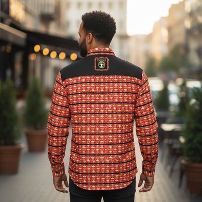 Yahuah Logo 02 Men's Point Collar Shirt