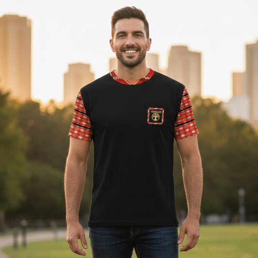 Yahuah Logo 02 Unisex Pocket T-shirt