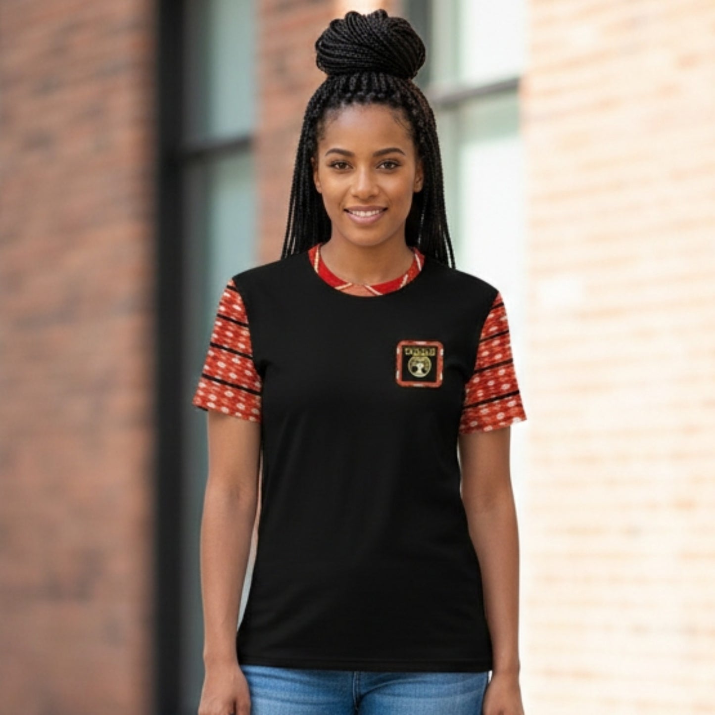 Yahuah Logo 02 Unisex Pocket T-shirt