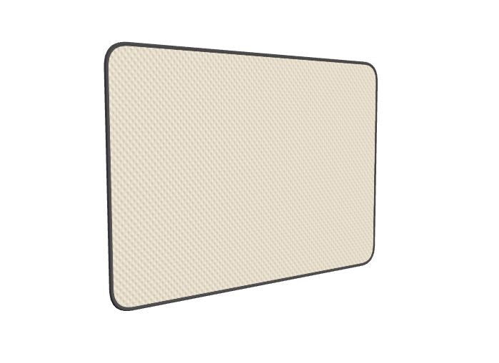 Detailed close-up of the non-slip reverse side of the small-size Cobalt Heavenly Depths mat, highlighting the safety texture.