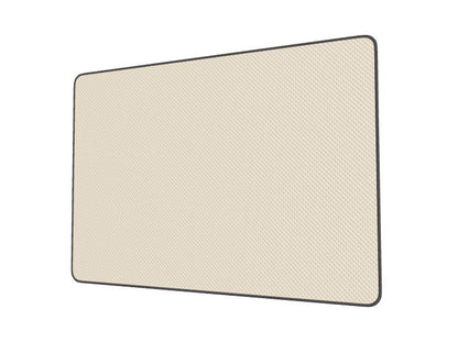 Detailed view of the textured reverse side of the standard-size Cobalt Heavenly Depths mat, showcasing the non-slip safety grid.