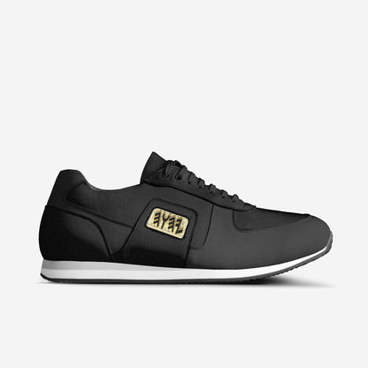 TETRA TILING (01) | Men's Genuine Italian Leather Retro Running Sneakers