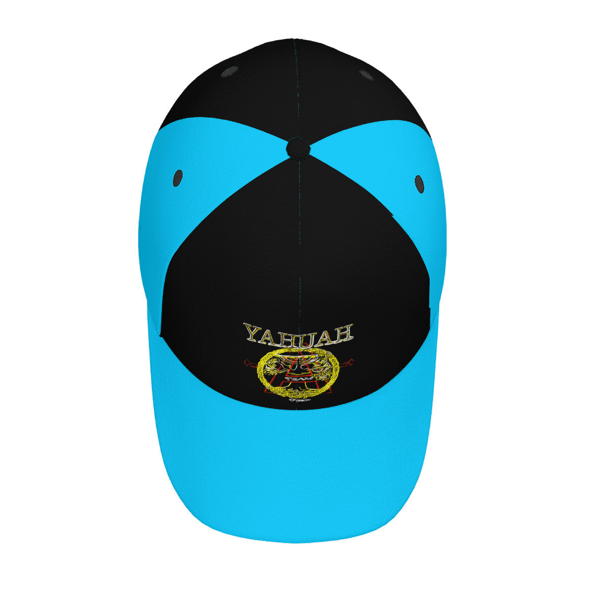 A-Team 01 Blue Designer Curved Brim Baseball Cap