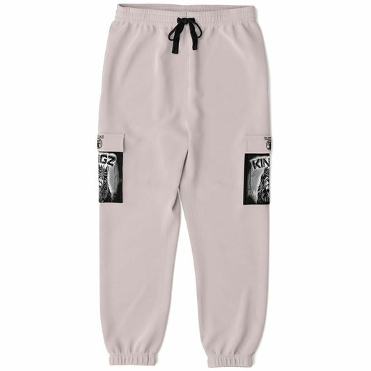 KINGZ 01-02 Men's Designer Athletic Cargo Sweatpants