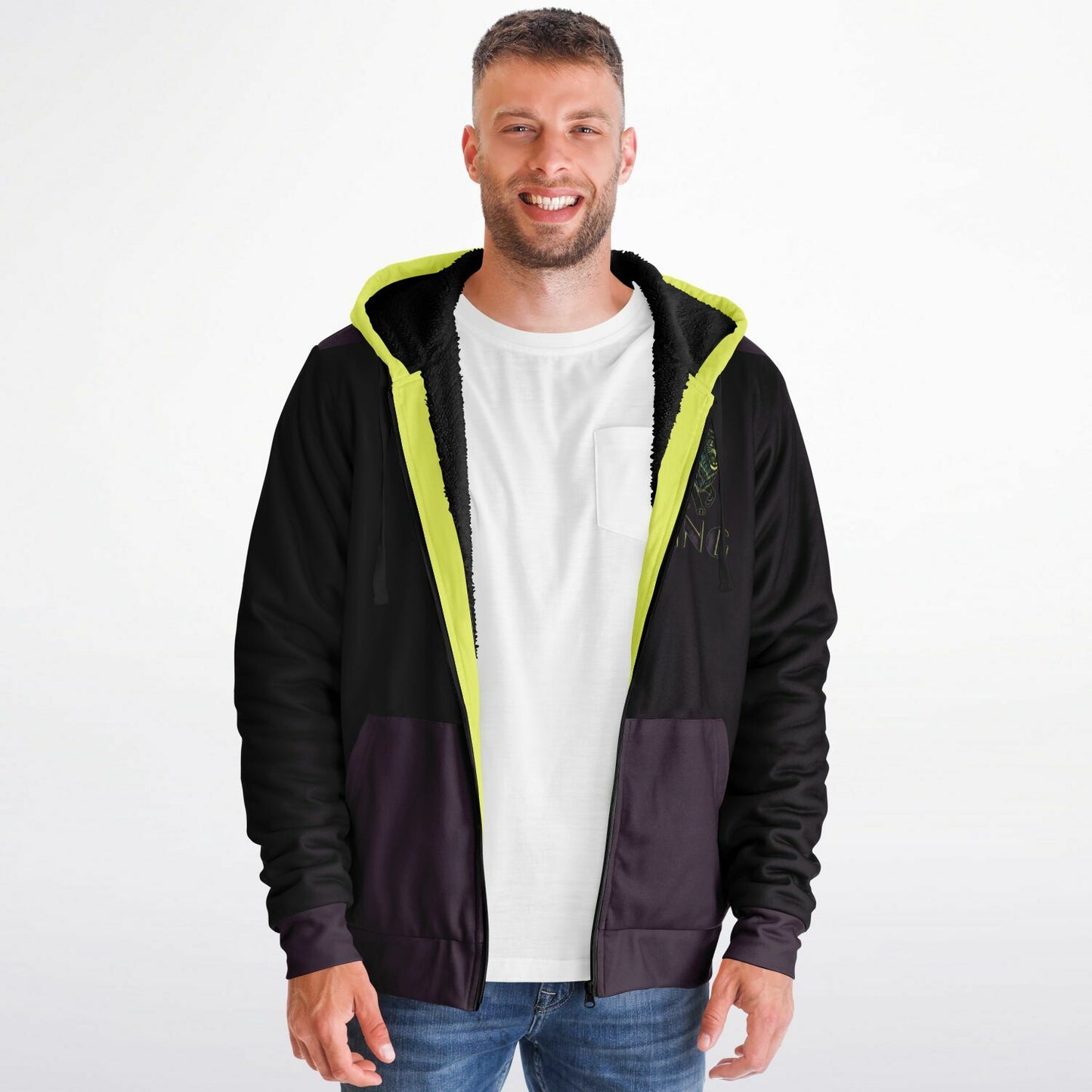 KING 01-01 Men's Designer Microfleece Zip Hoodie