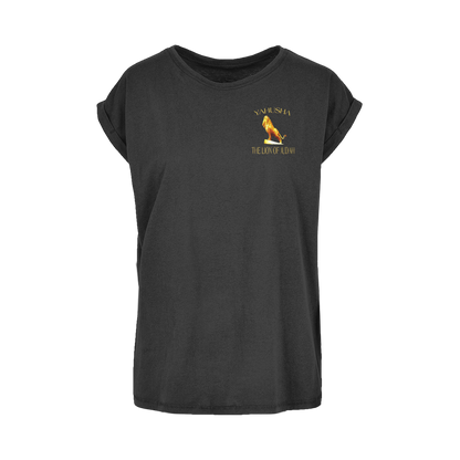 Yahusha: The Lion of Judah (01) | Women's Round Neck Cap Sleeve Tee