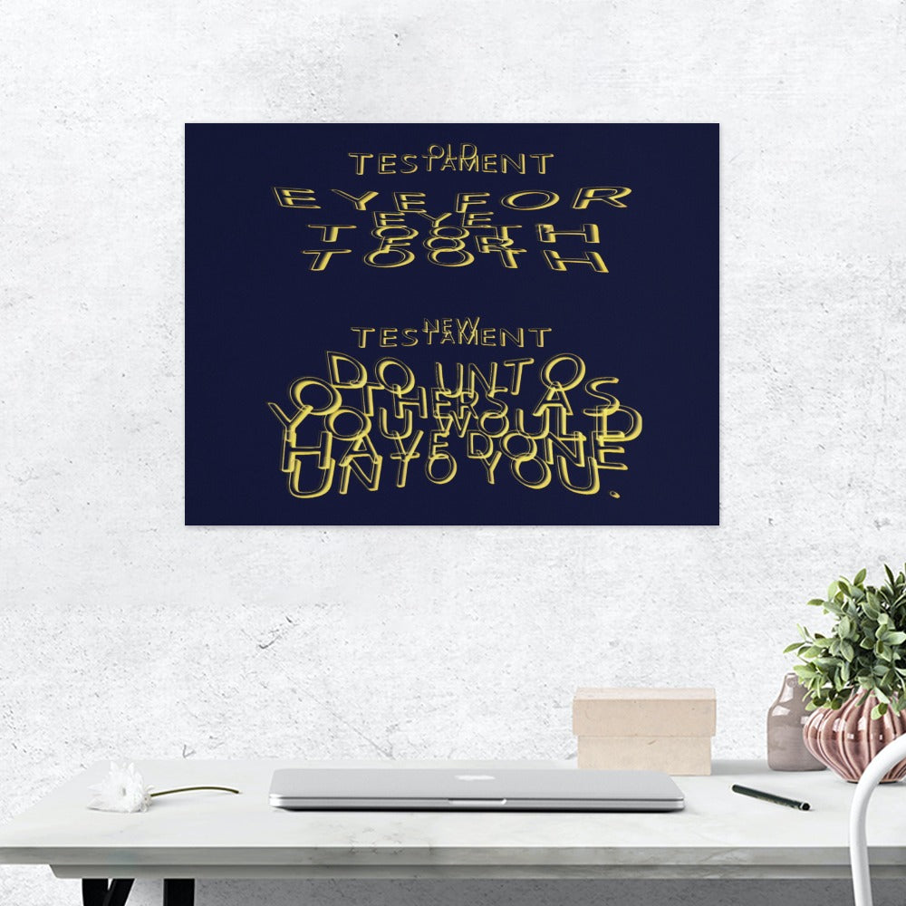 Commandment Keepers 02-02 Canvas Print, 18x24 inches, 2 colors