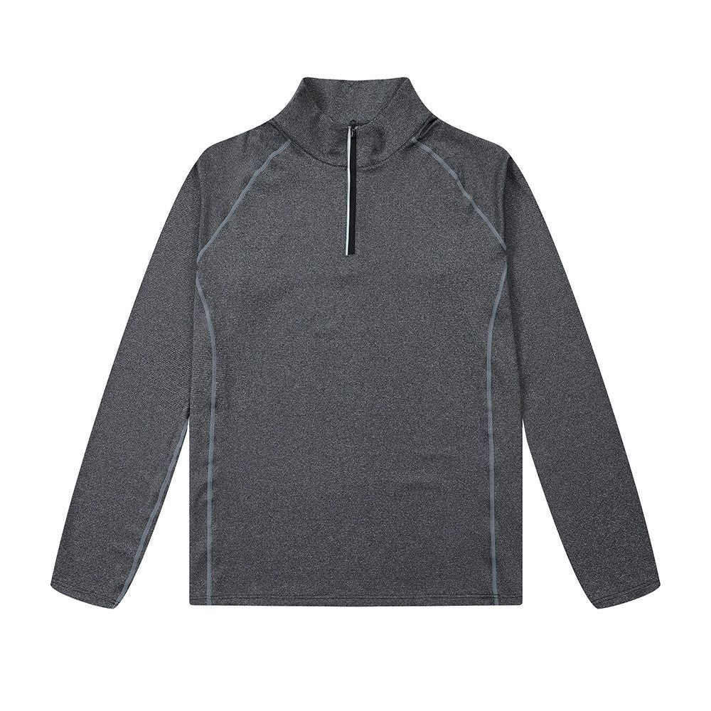 Men's Solid Color Stand Collar 1/4 Zip Sweatshirt (3 colors)