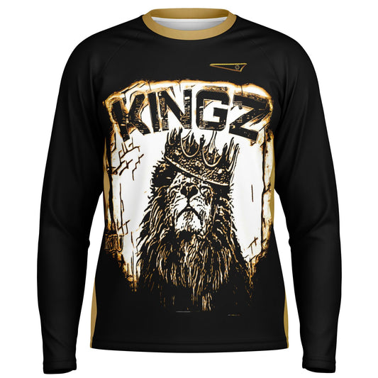 KINGZ 01-01 Men's Designer Long Sleeve Performance T-shirt