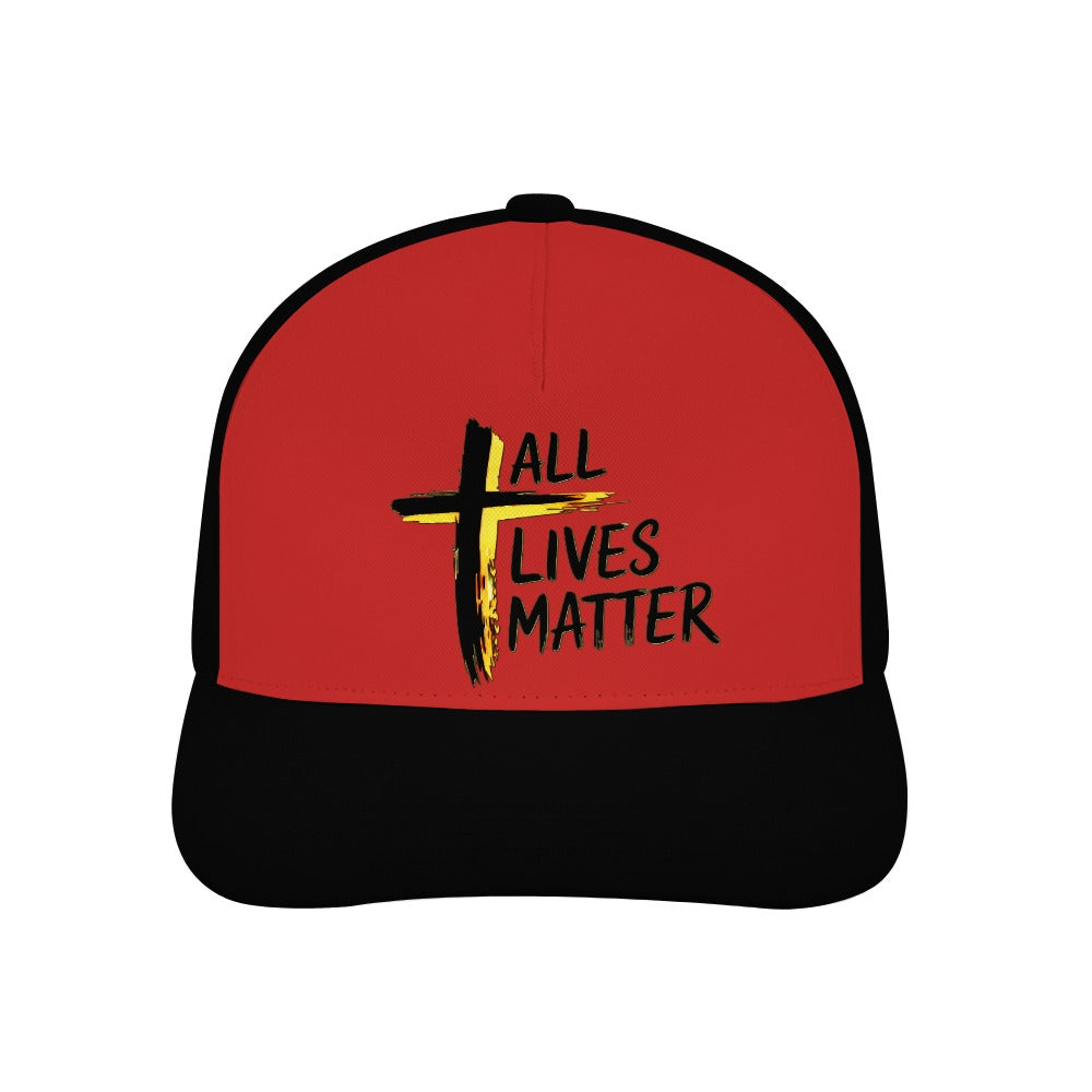 Outspoken Designs 04-01 "All Lives Matter" Designer Curved Brim Baseball Cap (8 colors)