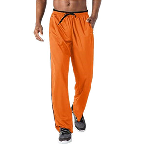 Pantalones de viento masculinos de color liso (6 colores)