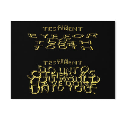 Commandment Keepers 02-02 Canvas Print, 18x24 inches, 2 colors