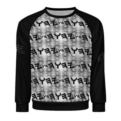 Most High God - Yahuah 01-01 Black Men's Designer Raglan Sweatshirt