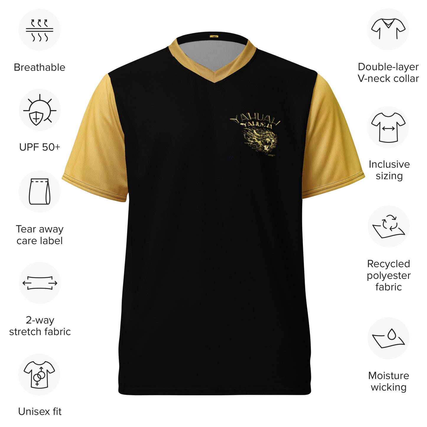 Yahuah Yahusha 01-05 Designer Unisex Recycled Soccer Jersey