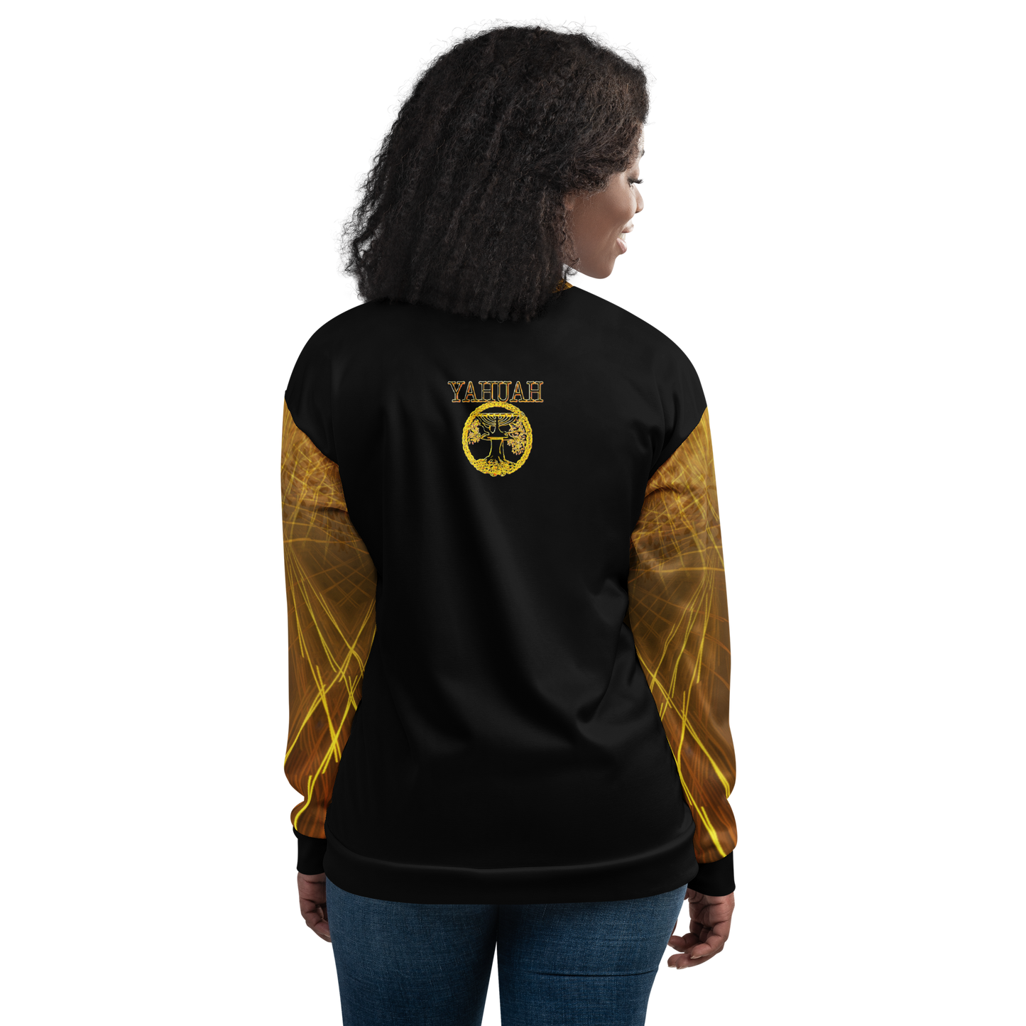 Yahuah-Tree of Life 02-03 Voltage Designer Unisex Bomber Jacket