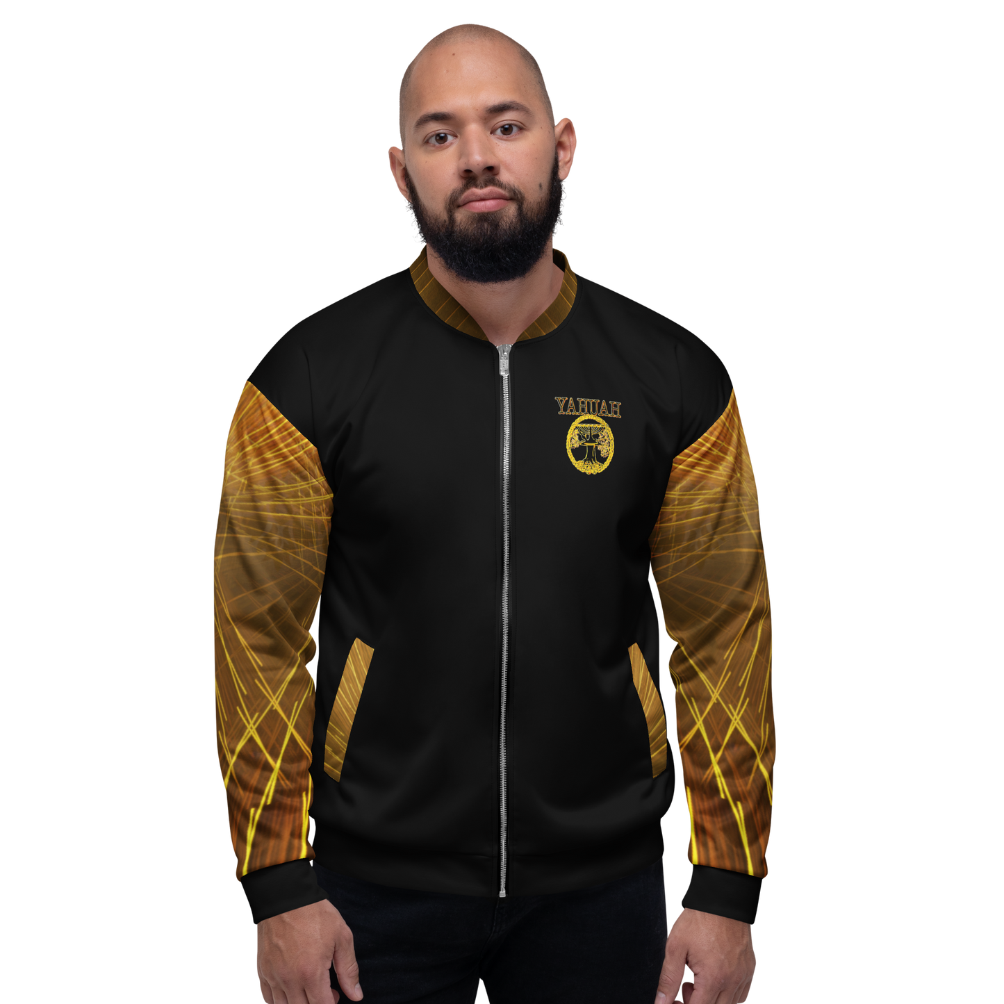 Yahuah-Tree of Life 02-03 Voltage Designer Unisex Bomber Jacket