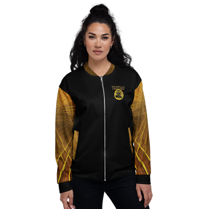 Yahuah: Tree of Life (02-02) - The Firmament Radiance | Unisex Bomber Jacket