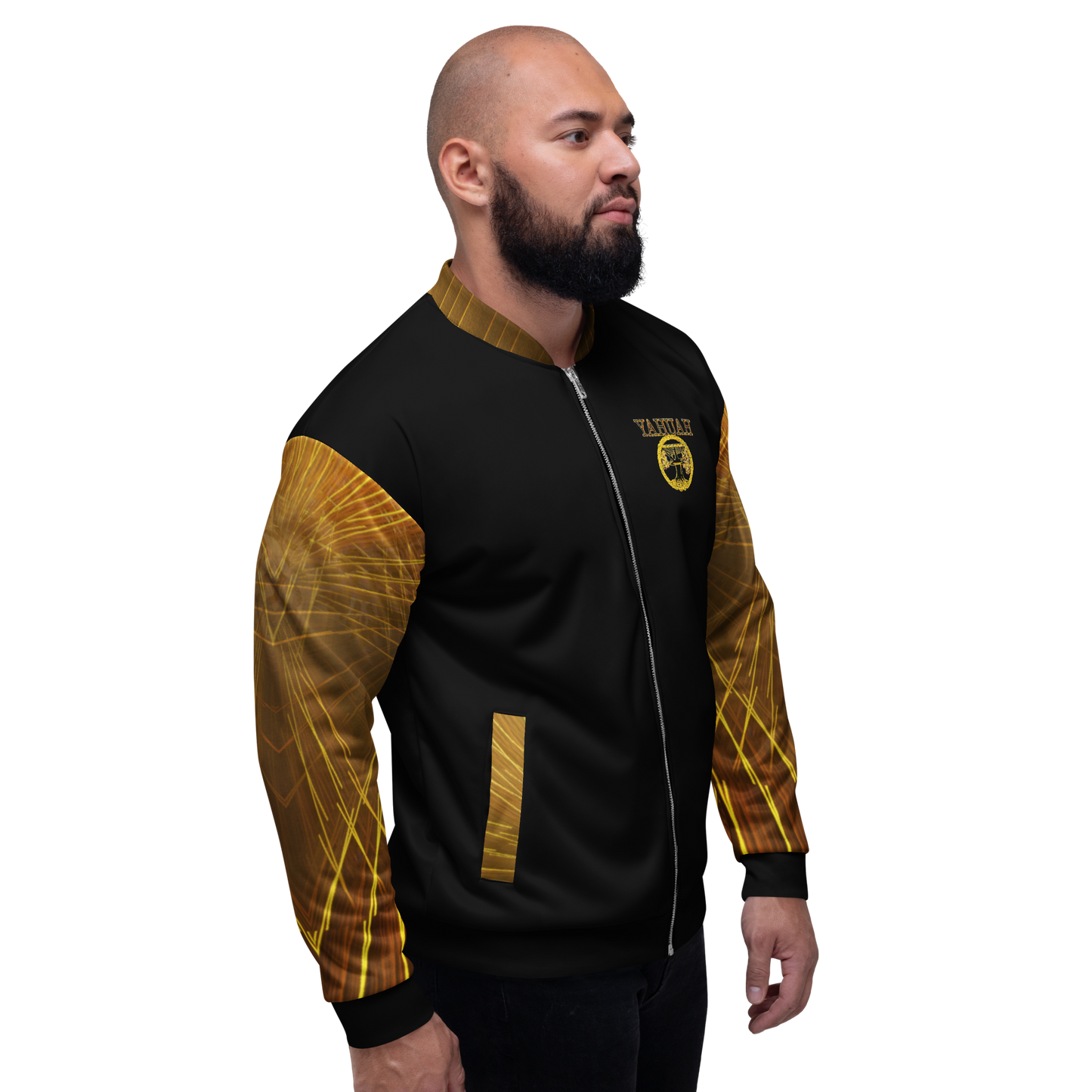 Yahuah-Tree of Life 02-03 Voltage Designer Unisex Bomber Jacket