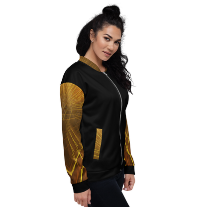Yahuah: Tree of Life (02-02) - The Firmament Radiance | Unisex Bomber Jacket