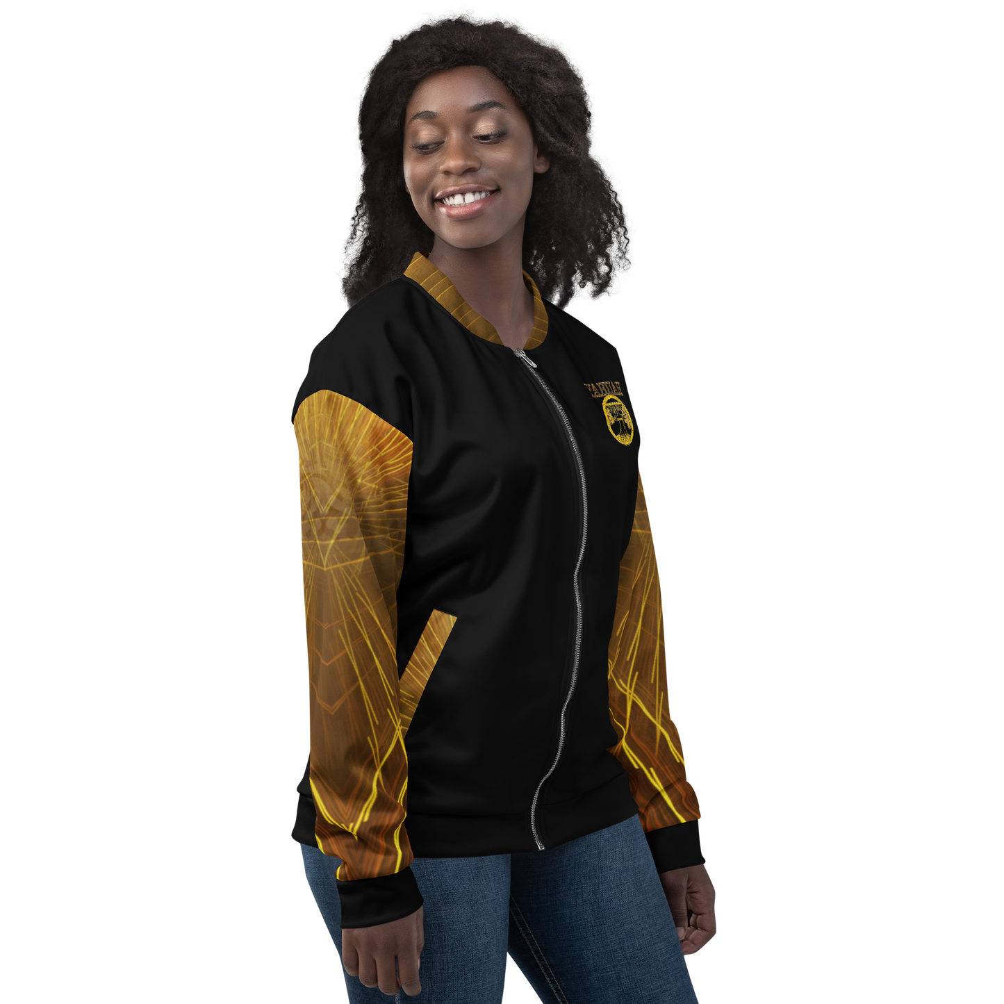 Yahuah-Tree of Life 02-03 Voltage Designer Unisex Bomber Jacket