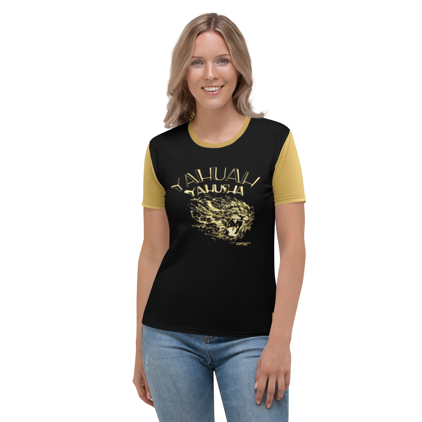 Yahuah Yahusha 01-05 Camiseta de diseñador para mujer