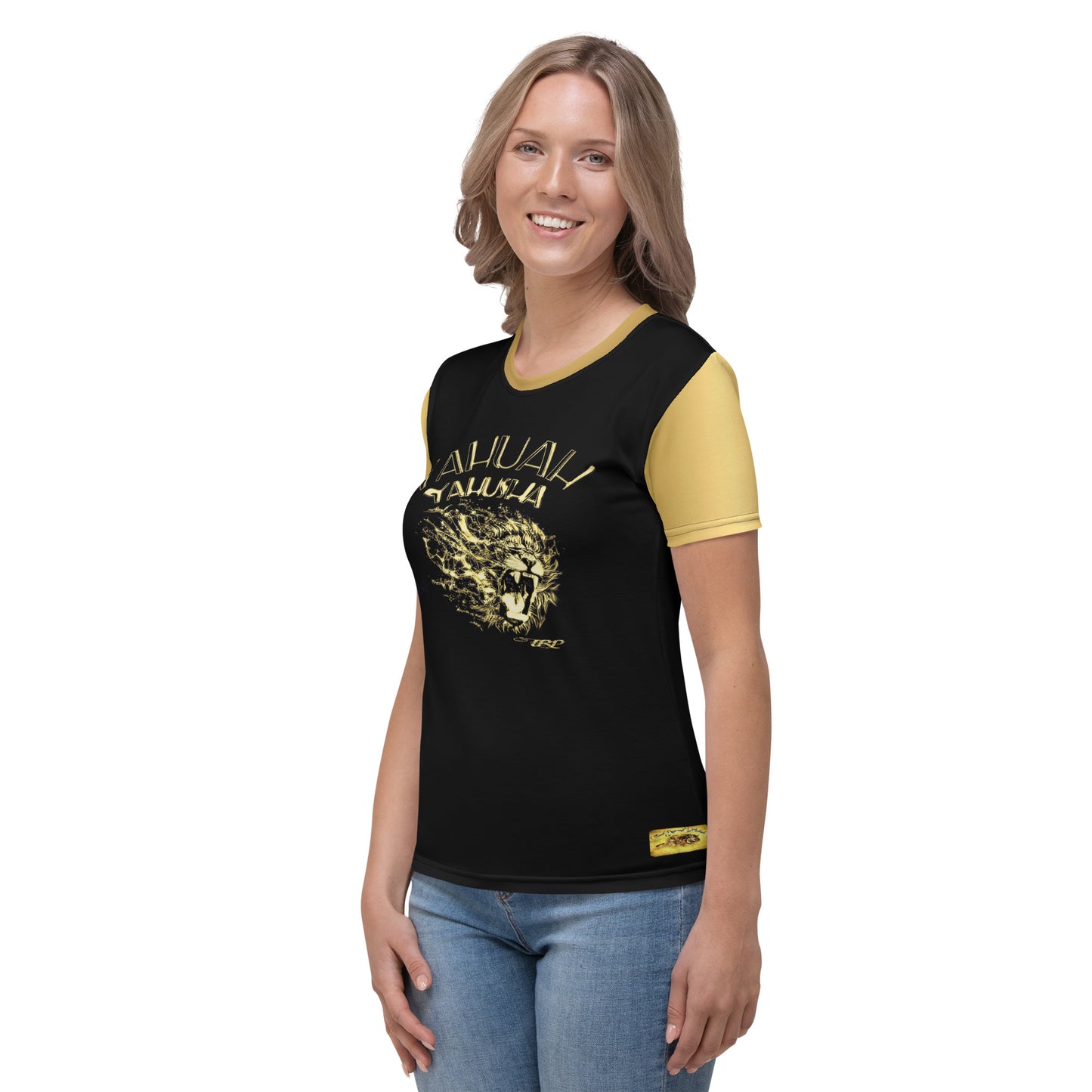 Yahuah Yahusha 01-05 Camiseta de diseñador para mujer