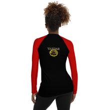 Cargar imagen en el visor de la galería, Rash Guard de diseño rojo para mujer A-Team 01 