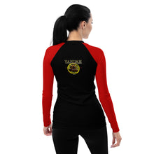 Cargar imagen en el visor de la galería, Rash Guard de diseño rojo para mujer A-Team 01 
