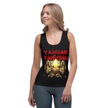 Load image into Gallery viewer, Yahuah Yahusha 02 Ladies Designer Slim Fit Sublimation Wide Strap Tank Top
