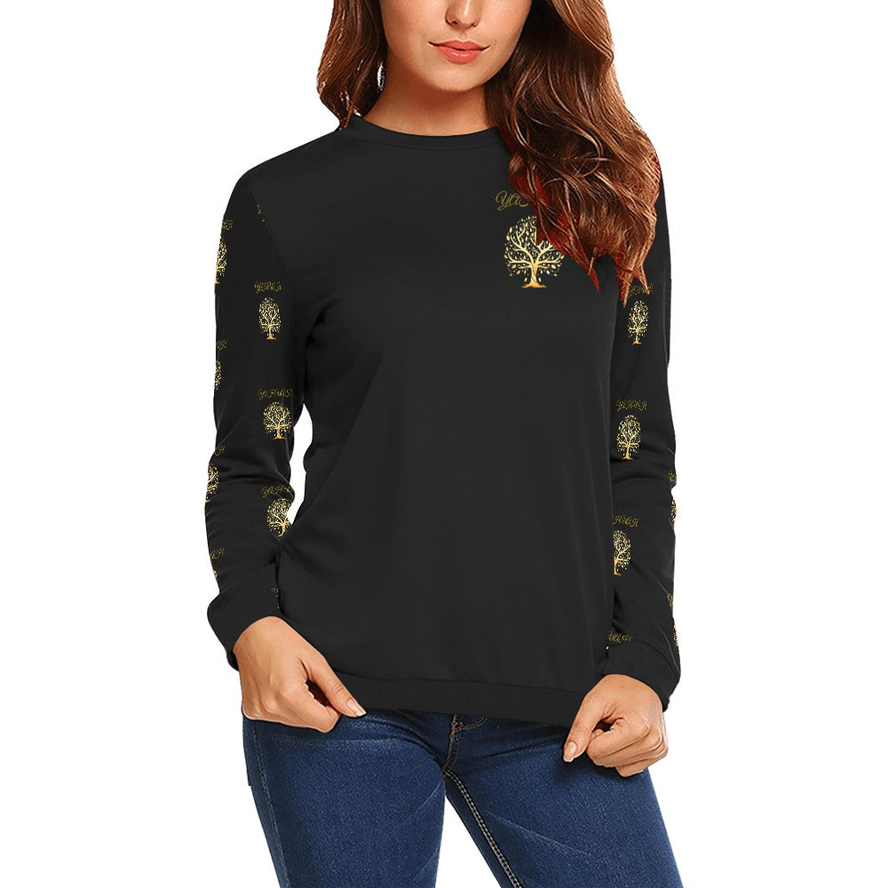 Yahuah-Tree of Life 01-01 Ladies Designer Sweatshirt