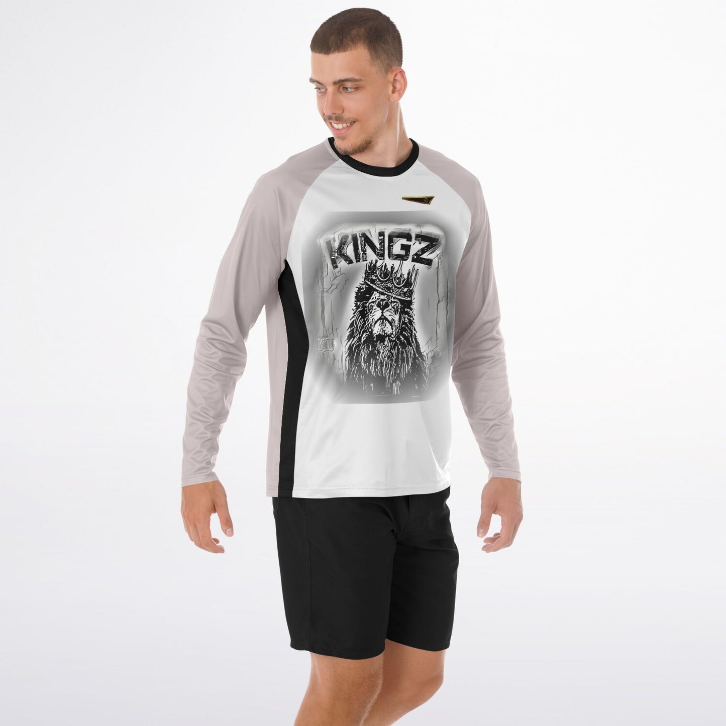 KINGZ 01-02 Men's Designer Long Sleeve Performance T-shirt