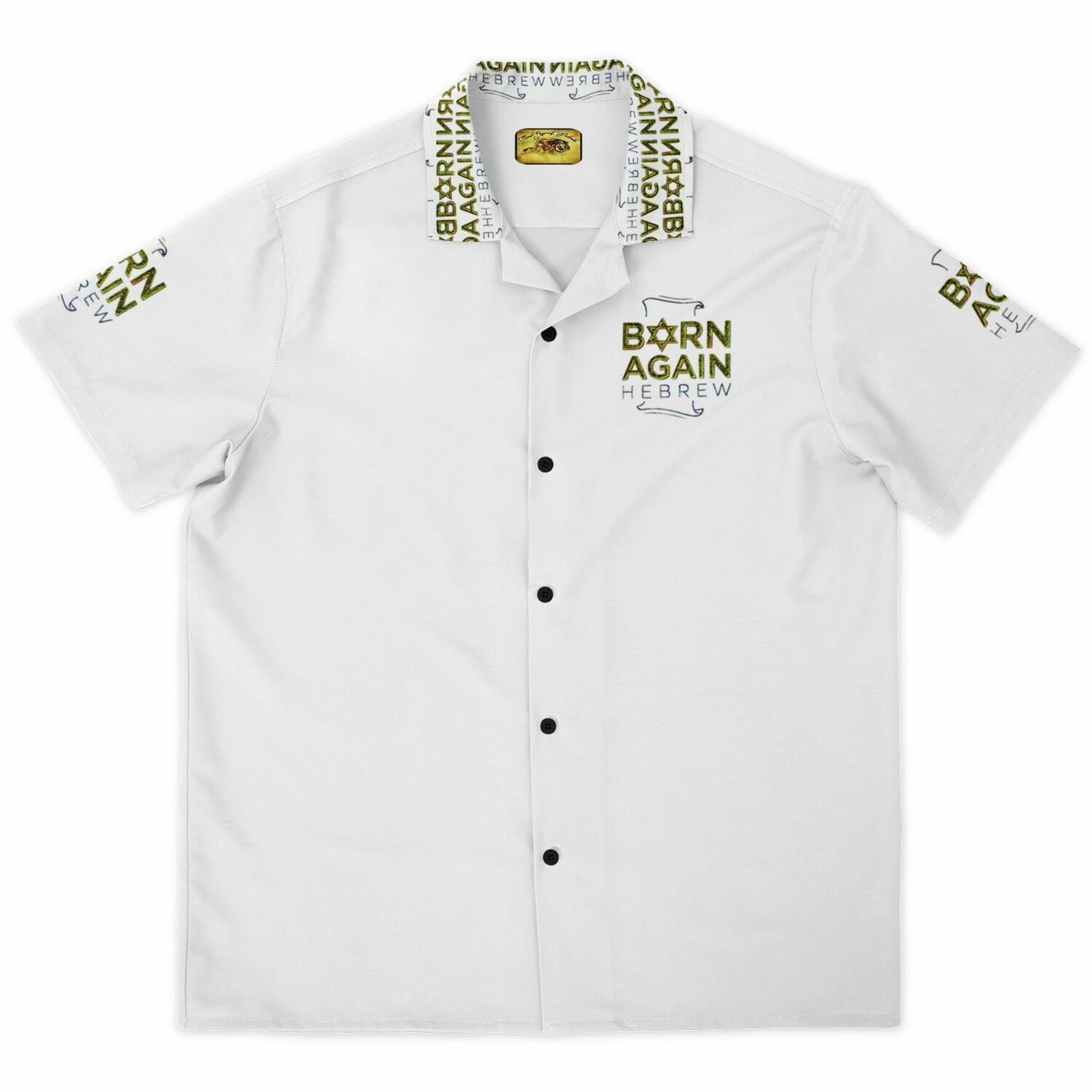 Born Again Hebrew 01-01 Designer Spread Collar Shirt