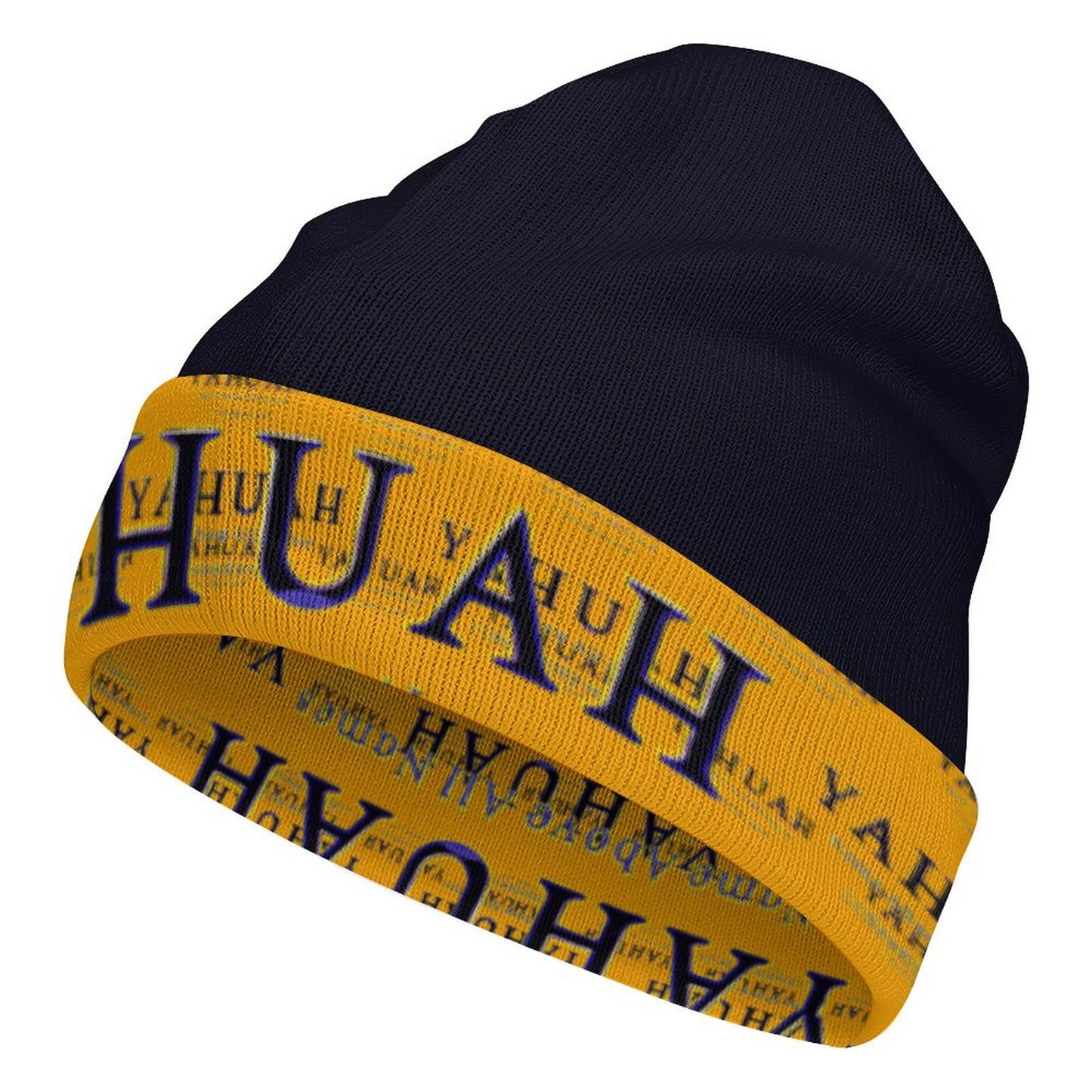 Yahuah-Name Above All Names 02-01 Designer Cuffed Beanie