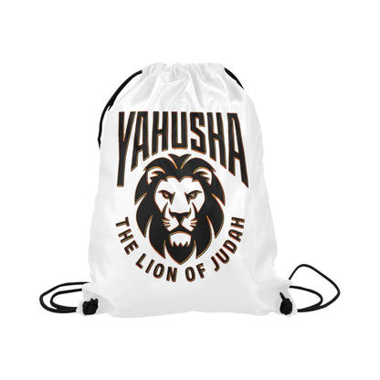 Yahusha-The Lion of Judah 02-01 Drawstring Bag, Large