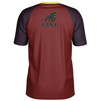 KING 01-02 Men's Designer Raglan T-shirt