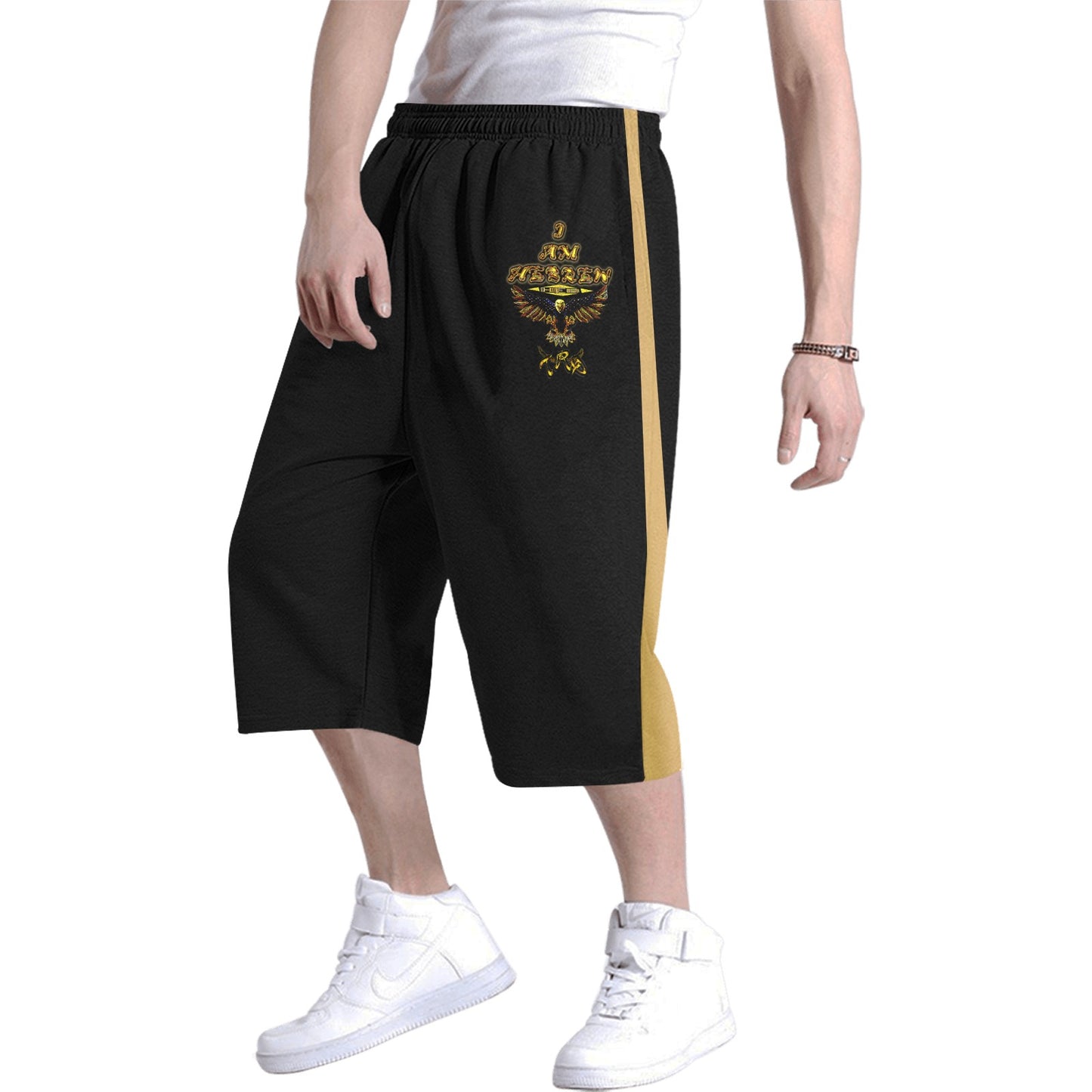 I AM HEBREW 02 Men's Designer Baggy Shorts