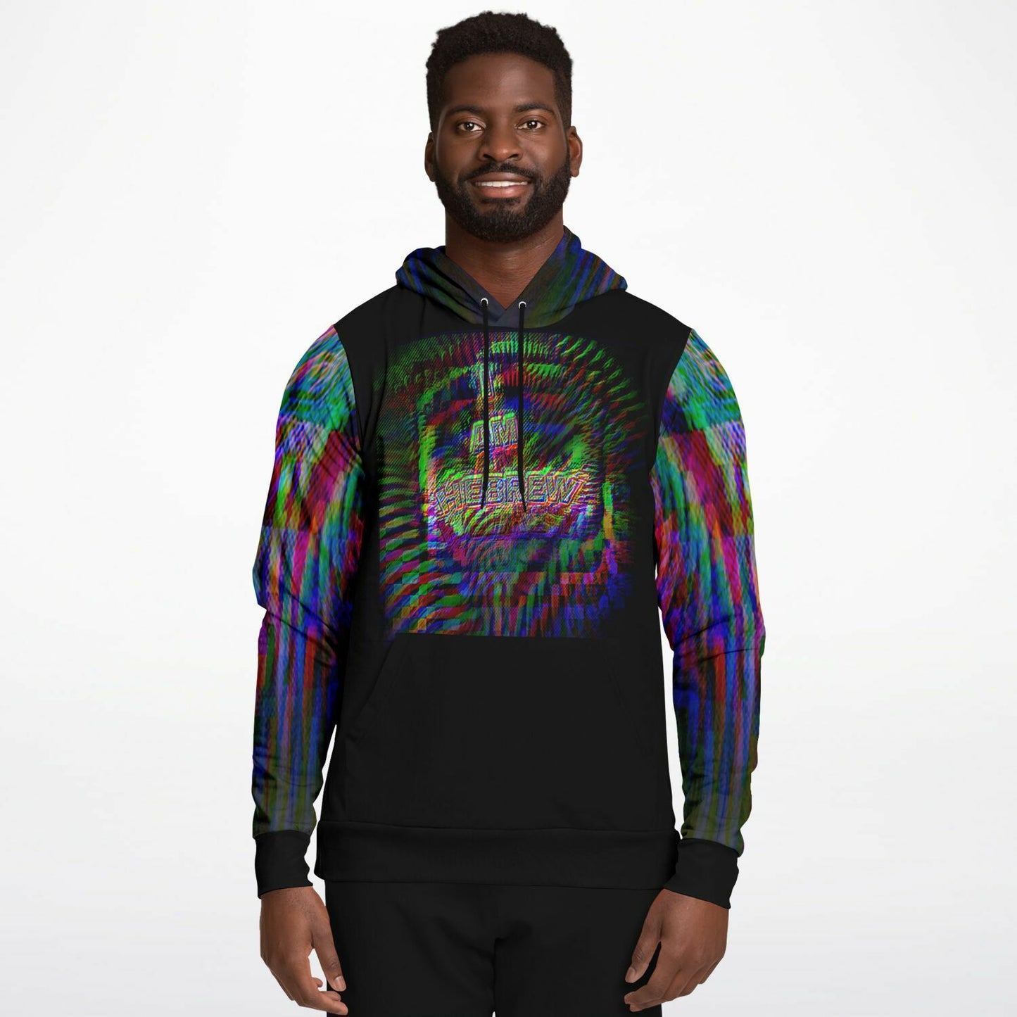 SOY HEBREO 01-01 Diseñador Atlético Sudadera con capucha unisex 